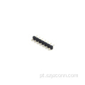 Cabeçalho de pino de passo de 2,0 mm, núcleo único reto